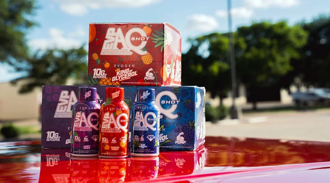 EVP-AQ Shot packaging