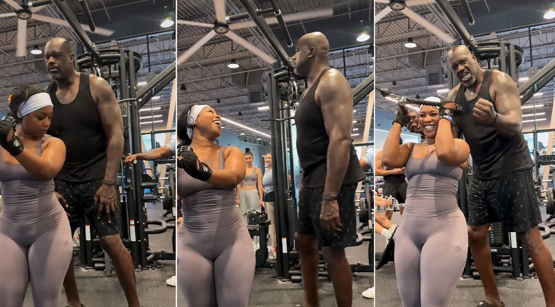 Unexpected Gym Encounter: Shaquille O’Neal Surprises Influencer During Workout