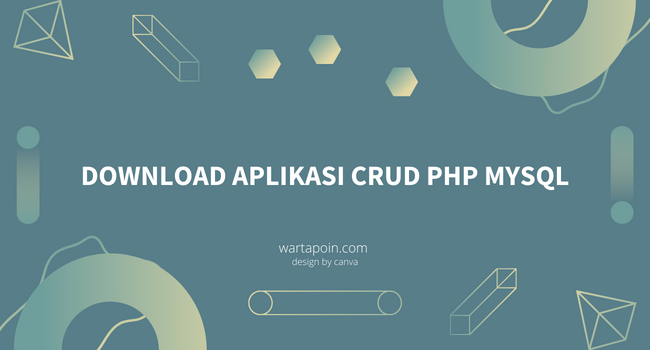 download aplikasi crud php mysql