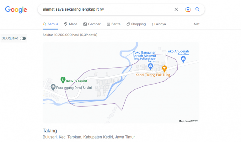 Alamat Saya Sekarang Lengkap dengan RT RW dan Kode POS