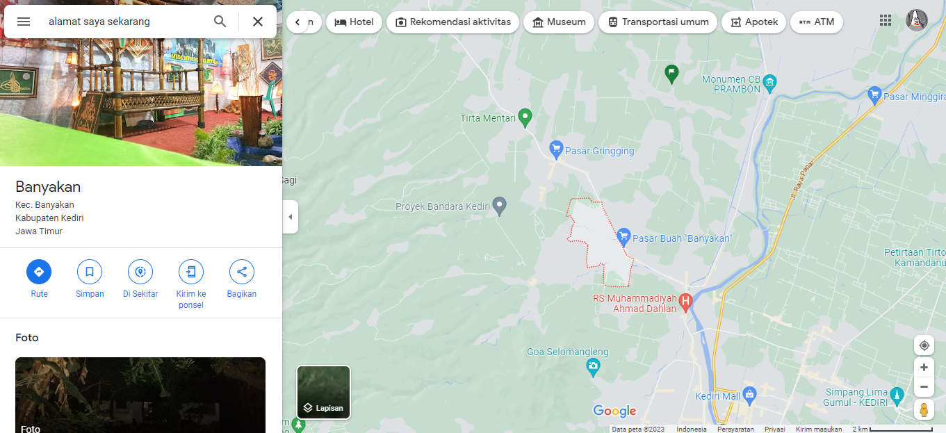 Cek Alamat Menggunakan Website Google Maps
