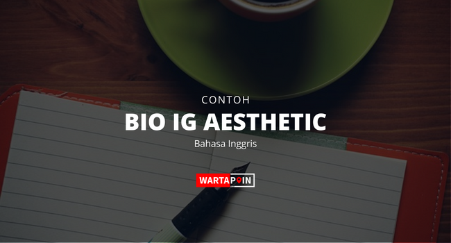 Bio IG Aesthetic Bahasa Inggris
