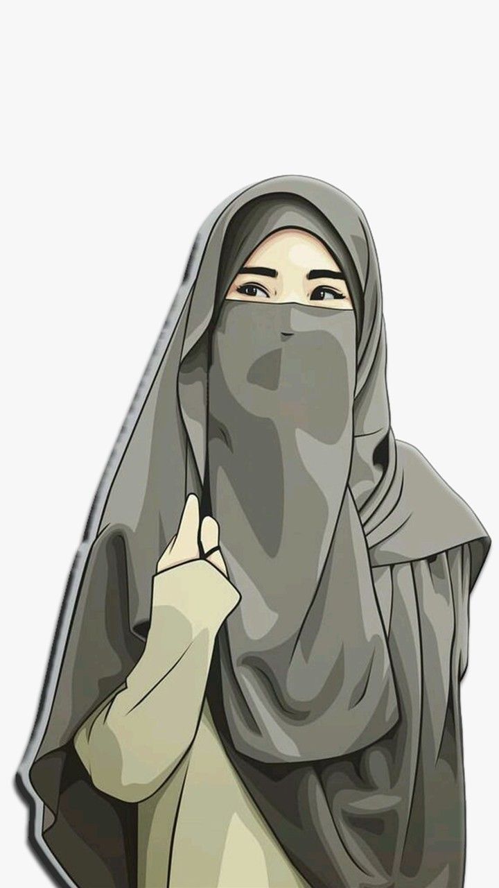 Gambar Kartun Hijab Cantik