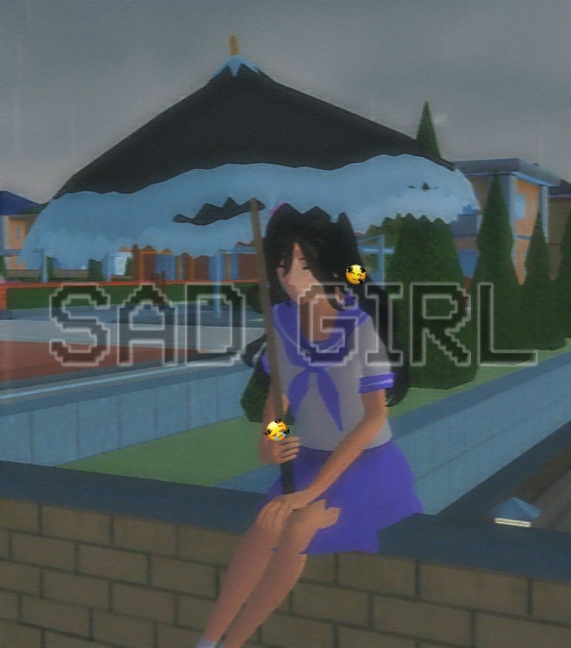 Foto Sakura School Simulator Sad Girl