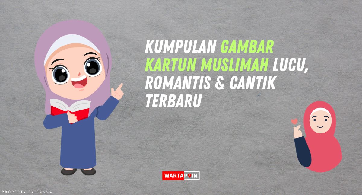 Kumpulan Gambar Kartun Muslimah Lucu, Romantis & Cantik