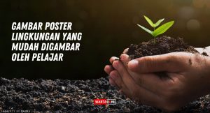 Gambar Poster Lingkungan Yang Mudah Digambar Pelajar
