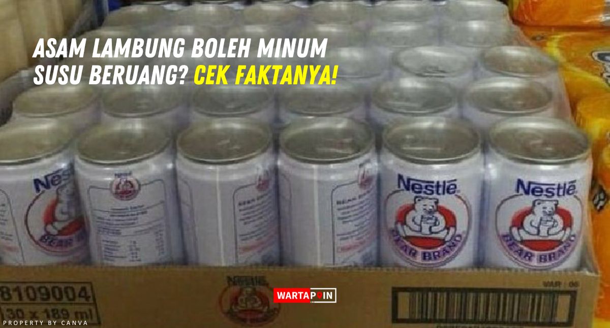 Asam Lambung Boleh Minum Susu Beruang? Cek Faktanya!