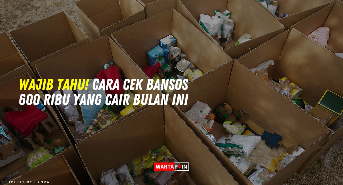 Wajib Tahu! Cara Cek Bansos 600 Ribu yang Cair Bulan ini