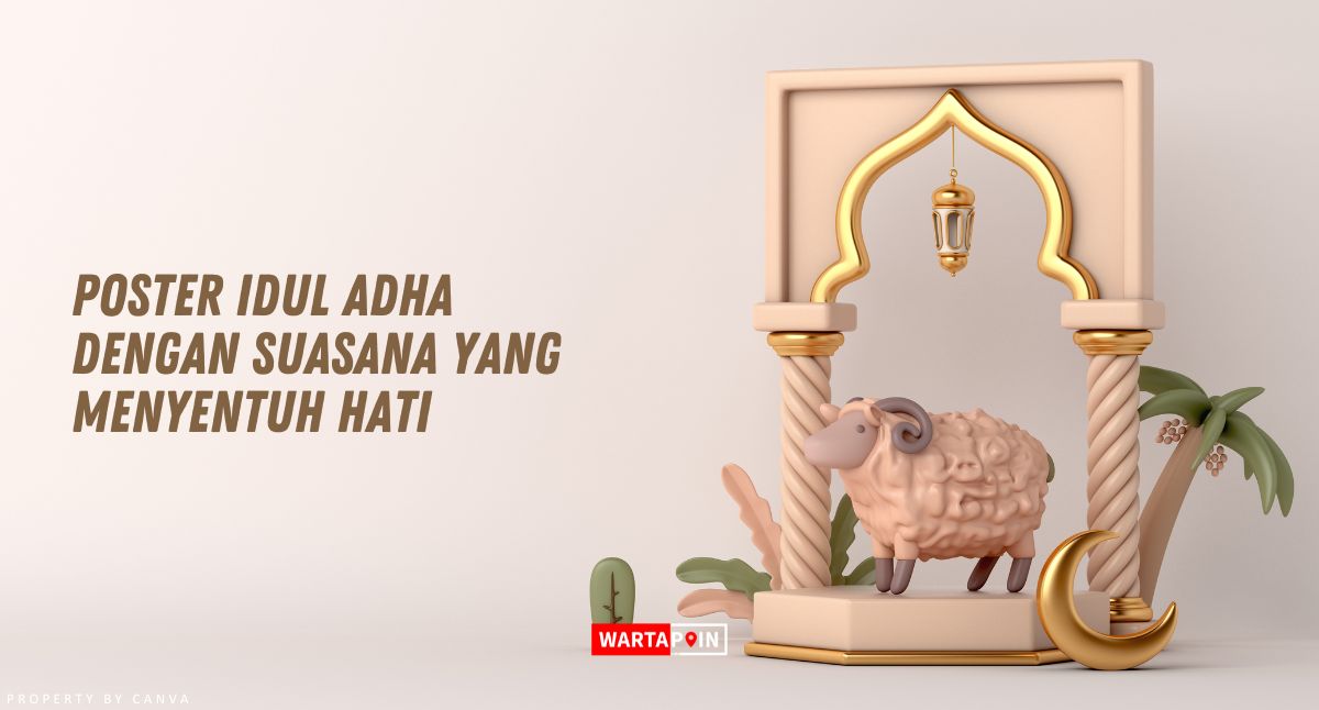 Poster Idul Adha dengan Suasana yang Menyentuh Hati