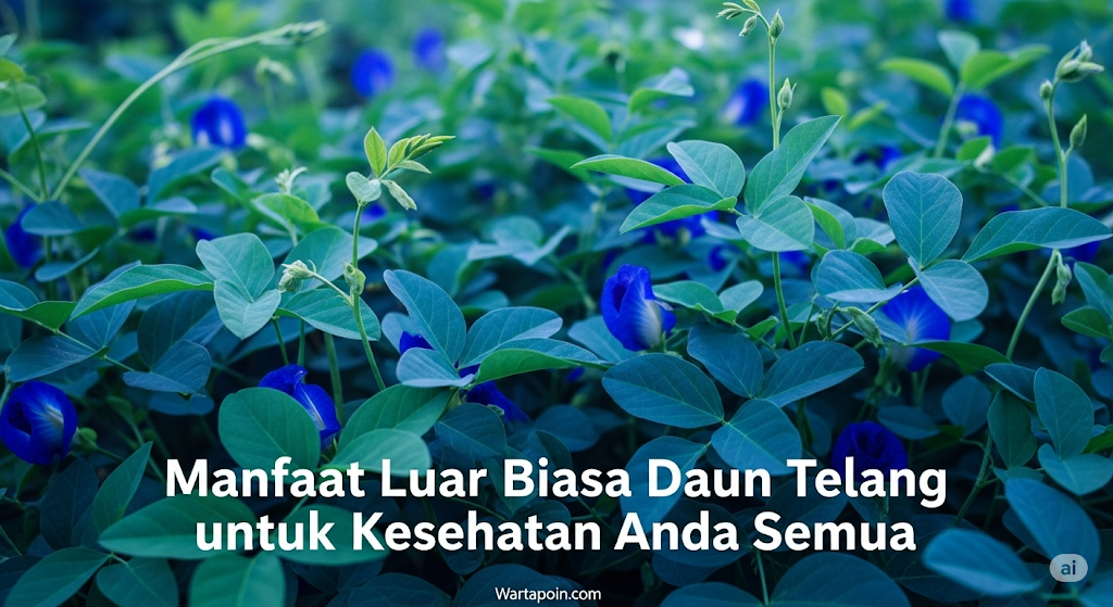 Manfaat Luar Biasa Daun Telang untuk Kesehatan Anda Semua